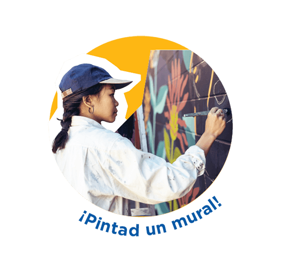 Burbujas Escuela_Pintad un mural