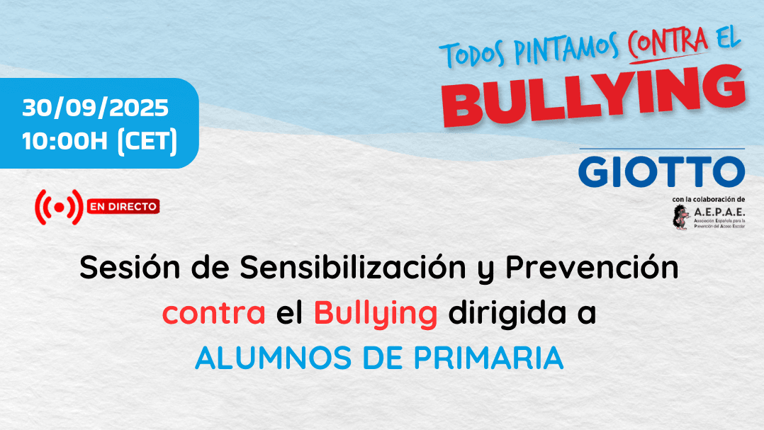 Sesión especial con Eloy Moreno y AEPAE para prevenir el acoso escolar en primaria